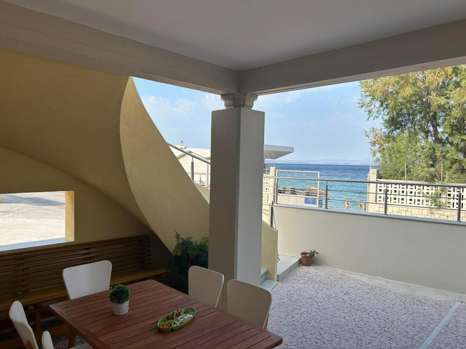 Blue Flag Award Winning Ormos Lo Beach: Home 1 Vrontados Exterior photo