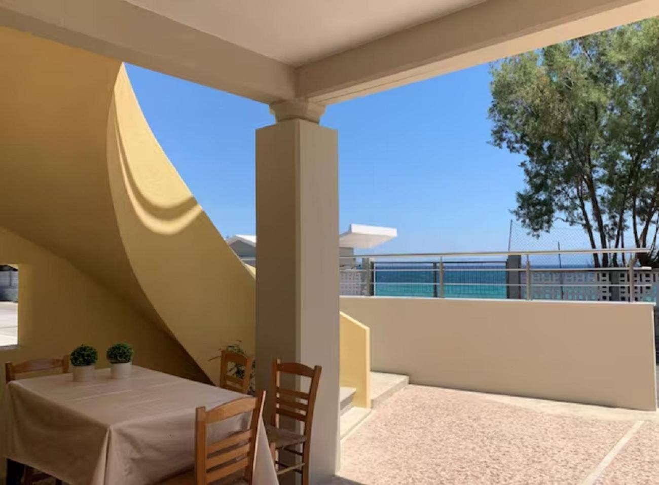 Blue Flag Award Winning Ormos Lo Beach: Home 1 Vrontados Exterior photo